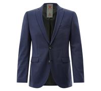 CG Sakko Herren Slim Fit Reverskragen Wolle blau, 98