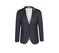 CG Sakko Herren Slim Fit Reverskragen Schurwoll-Stretch blau, 50