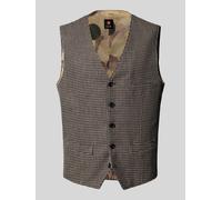 CG - CLUB of GENTS Anzugweste mit Woll-Anteil Herren Regular Fit Wolle schoko, 48