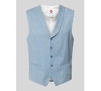 CG - Club of Gents Weste mit Paspeltaschen in Hellblau, Größe 52