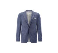 Carl Gross Sakko Herren Slim Fit Baumwoll-Stretch blau, 50
