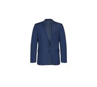 Carl Gross Sakko Herren Slim Fit Reverskragen Schurwolle blau, 26