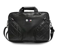 CG MOBILE BMW Carbon Pocket & Metal Logo Tasche 16 Zoll (Schwarz)