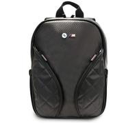 CG MOBILE BMW Rucksack mit Carbon-Taschen und Metalllogo, 16 Zoii (Schwarz)