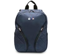 CG MOBILE BMW Rucksack mit Nylon-Taschen und Metalllogo, 16 Zoll (Marineblau)