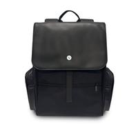 CG MOBILE BMW Rucksack mit Seitentaschen und Metalllogo, 15 Zoll (Schwarz)