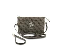 CG MOBILE Guess 4G Clutch-Handytasche mit großem Logo (Braun)