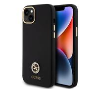 CG Mobile Guess - Flüssigsilikon Metall Logo Strass 4G - Schwarz
