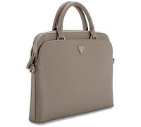 Guess PU Grained Triangle Logo Notebook-Tasche 15/16" Brown