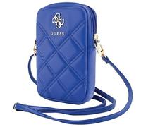 CG MOBILE Guess Handytasche GUWBZPSQSSGB Blau Zip Quilted 4G
