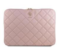 CG MOBILE Guess Sleeve GUCS16ZPSQSSGP 16" Rosa Quilted 4G