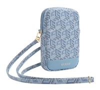 CG MOBILE Guess Tasche GUWBZPGCSPGB Blau Zip GCube Bottom Stripe