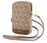 CG MOBILE Guess Tasche GUWBZPGCSPGW braun Zip GCube Bottom Stripe