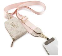 CG MOBILE Guess Universal 4G Wallet Lanyard Metal Logo (Pink)