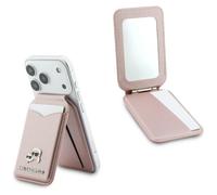 CG MOBILE Karl Lagerfeld Stand Mirror Wallet, Kompatibilität mit MagSafe (Pink)