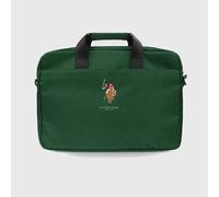 CG Mobile U.S.Polo Assn Computertasche 15 Zoll kompatibel mit Laptop-Aktentasche, leichte schlanke Laptoptasche, offizielles Lizenzprodukt (grün)