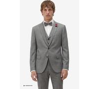 CG Sakko Herren Slim Fit Reverskragen Schurwoll-Stretch grün, 54