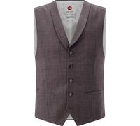 CG Weste Herren Slim Fit Haifischkragen Schurwoll-Stretch rot, 50