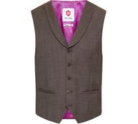 CG Weste Herren Slim Fit Schurwolle braun, 48