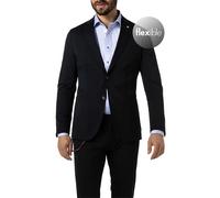 CG Sakko Herren Slim Fit Reverskragen Jersey blau, 54