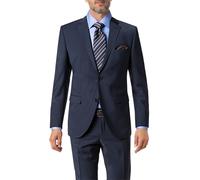 CG Sakko Herren Slim Fit Reverskragen Schurwoll-Stretch blau, 52