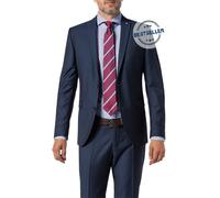 CG Sakko Herren Slim Fit Reverskragen Schurwolle blau, 46