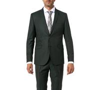 CG Sakko Herren Slim Fit Reverskragen Schurwolle grün, 52