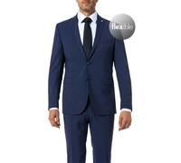 CG Sakko Herren Slim Fit Reverskragen Wolle blau, 94
