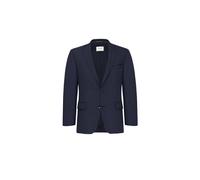 Carl Gross Sakko Herren Slim Fit Reverskragen Woll-Stretch blau, 106