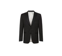 Carl Gross Smoking-Sakko Herren Slim Fit Reverskragen Schurwolle schwarz, 94