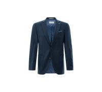 Carl Gross Sakko Herren Slim Fit Reverskragen Schurwolle blau, 54