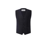 Carl Gross Weste Herren Slim Fit V-Ausschnitt blau, 46