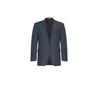 Carl Gross Sakko Herren Slim Fit Reverskragen Schurwolle blau, 26