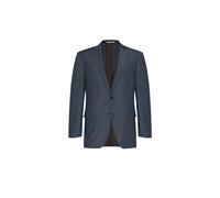 Carl Gross Sakko Herren Slim Fit Reverskragen Schurwolle blau, 58