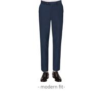 Carl Gross Anzughose CG Sven Regular Fit mit Bügelfalten Herren Blau Größe 28