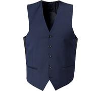 CG Weste Herren Slim Fit V-Ausschnitt Schurwoll-Stretch blau, 52