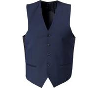 CG Weste Herren Slim Fit V-Ausschnitt Schurwoll-Stretch blau, 90