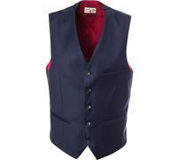 CG Weste Herren Slim Fit V-Ausschnitt Schurwolle blau, 106
