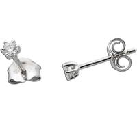 Ch.Abramowicz Solitär Ohrstecker 0,10ct F VS Weißgold 585 14K Lab Grown Diamonds