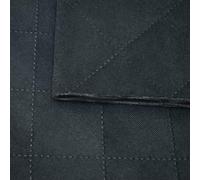 Ch.Cabanski Microfaser Velour Geprägt Polsterstoff Möbelstoff kaschiert mit Watte und Unterware (MA-Velour 15 Graphite Geprägt, Muster (7,5cm x 5cm))