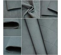 Ch.Cabanski Microfaser Velour Geprägt Polsterstoff Möbelstoff kaschiert mit Watte und Unterware (MA-Velour-14 Grey Geprägt | Muster (7,5cm x 5cm))