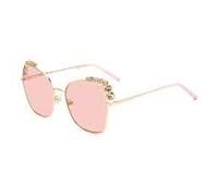 Ch8001 Katzenaugen-Sonnenbrille mit rosa Gläsern Einheitsgröße