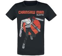 Chainsaw Man Attack Mode Männer T-Shirt schwarz M 100% Baumwolle Anime, Fan-Merch, TV-Serien