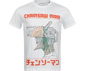 Chainsaw Man Three Tone Chainsaw T-Shirt weiß in XL
