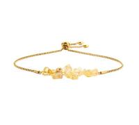 Chakra Armband, Natürliche Citrin-Stein-Chakra-Armbänder, Unregelmäßige Kies-Energie-Edelstein-Armbänder, Verstellbares Bolo-Armband, Box-Gliederketten-Armband, Yoga-Schmuck Für Frauen Und Männer