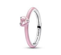 Chakra Herzring für Damen aus 925er Silber, Emaille, ME