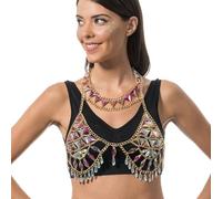 Chaks - Goldene Bikini Körperkette, Festival Körperschmuck