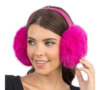Chaks - Ohrenwärmer Damen, Kunstfell Ohrenschützer für Winter | Flauschige Ohrenschützer aus Kunstfell, Winter Accessoire für Weihnachtsmarkt und Alltag