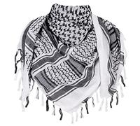 Chalier Fashion Shemagh Palästinenser Tuch 100% Baumwolle Militär Tactical Desert Schal Arabischer Wüsten Schals Unisex Halstuch Kopftuch Herrn und Damen MEHRWEG