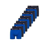 Champion 10er Pack Boxershorts Men Herren Unterhose Pant Boxer Unterwäsche, Farbe:Blue Combo, Bekleidungsgröße:XXL